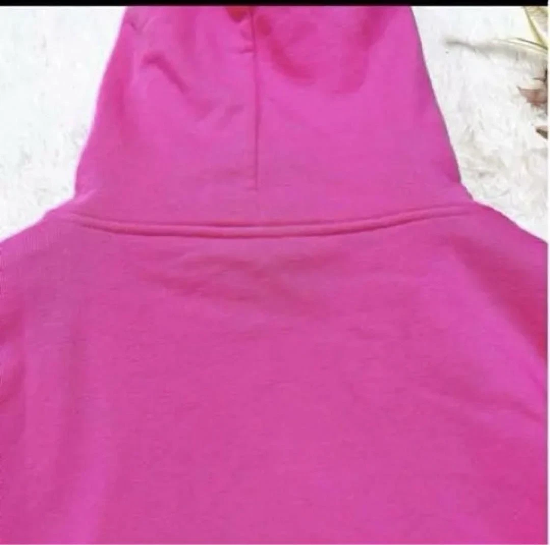 Felpa con cappuccio rosa CELINE colore raro