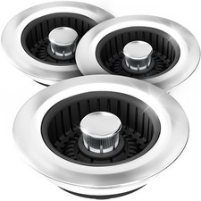 Kitchen Sink Drain Strainer - 3Pack Sink Stopper, Drain Protector, Kitchen Dr...
