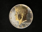 24k Gold & .999 Silver Plated Kennedy Half Dollar -1981-D