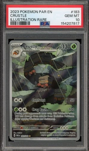 Pokemon Crustle Paradox Rift Illustration Rare #183 PSA 10 Gem Mint