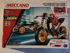Meccano Engineering Robotics Motorbikes or Cars Model New Ages 10