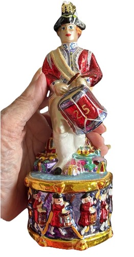 Ltd Edition Radko "Drummer's Dozen" Ornament NEW WITH TAG Excellent Condition
