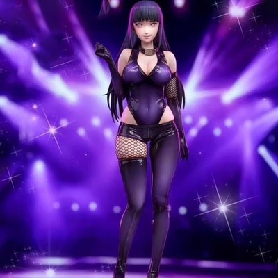 Sexy Anime Figure NARUTO Hyūga Hinata Model Statue Deco Art Collect Toy  12.3in