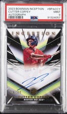 2023 BOWMAN INCEPTION AUTOS #BPACCY CUTTER COFFEY 278/399 PSA 9
