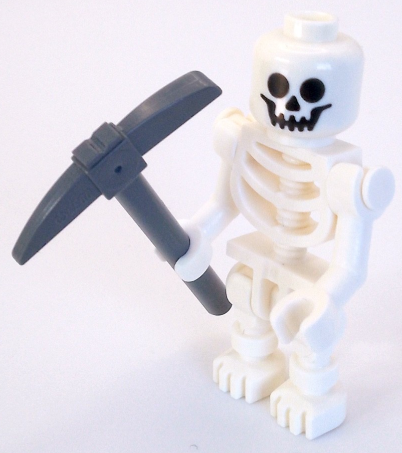 Skelett Skeleton 77075 Fortnite LEGO® Minifigur Böse Games Neu