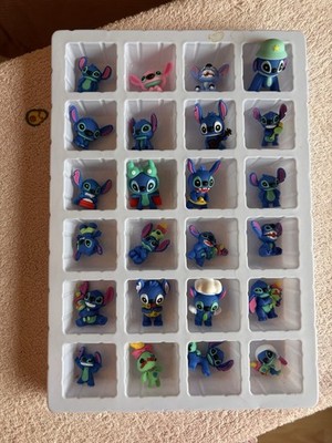 24 süße Stitch Mini-Figuren mit Aufbewahrungsbox   Disney Stitch Set