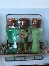 RARE HTF Pier 1 Imports "Ginger Lime" Trio Bath Discontinued Set 180/1803