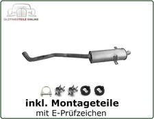 Endschalld�mpfer f�r BMW 5er E34 520i 24V Limousine Touring Endtopf Auspuff