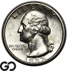 1932-S Washington Quarter, Lustrous Gem BU++