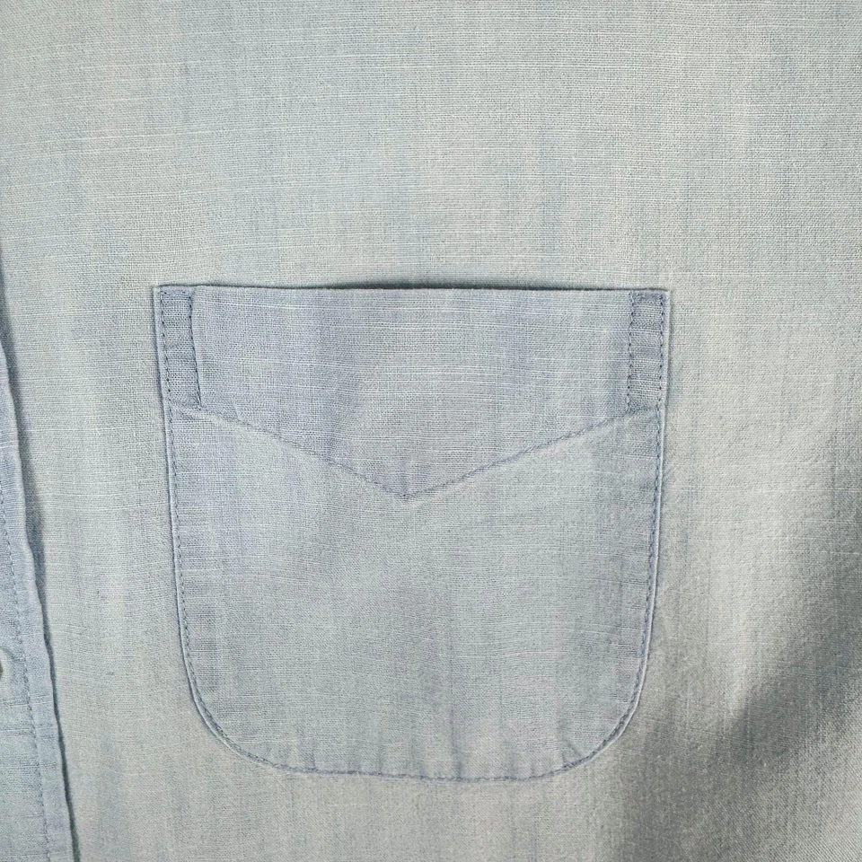 Brooks Brothers Shirt Mens Medium Light Blue Madison Fit Button Down Oxford - Image 4 of 4