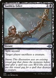 Sudden Edict (Showcase) 346/492 Modern Horizons 2