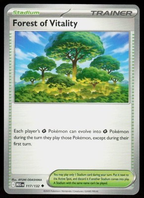 Forest of Vitality 117/132 Uncommon Mega Evolution Pokemon Near Mint