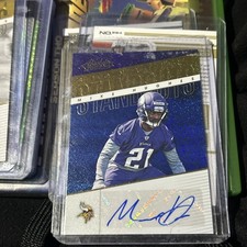 2018 Panini Absolute - Signature Standouts Mike Hughes #SS-MH Spectrum Blue (F)