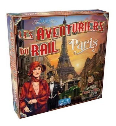 Jeu de société Les Aventuriers du Rail Paris pour soirées en famille