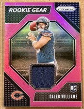 Caleb Williams 2024 Prizm Rookie Gear Pink Patch RC #RG-CWS Bears NFL Football