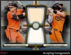 2026 Topps Tribute Gold Jackson Holliday Gunnar Henderson DUAL JERSEY BAT 46/50