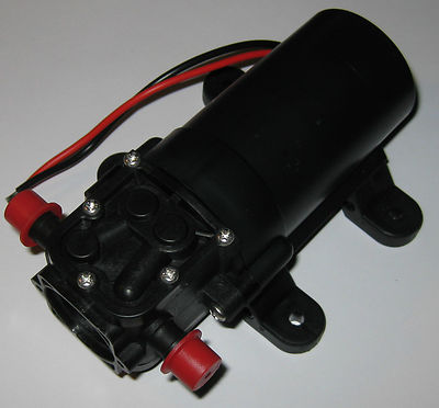 Flojet Self Priming Water Pump - 24 V DC - 35 PSI - 1 GPM - 3/8 in. Ports  LF222