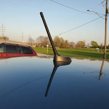 7" inch Short Black Antenna Mast Rod Radio AM/FM for CHRYSLER 300 2008 Brand New