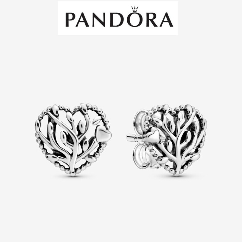 PANDORA 297085 Flourishing Hearts Stud 