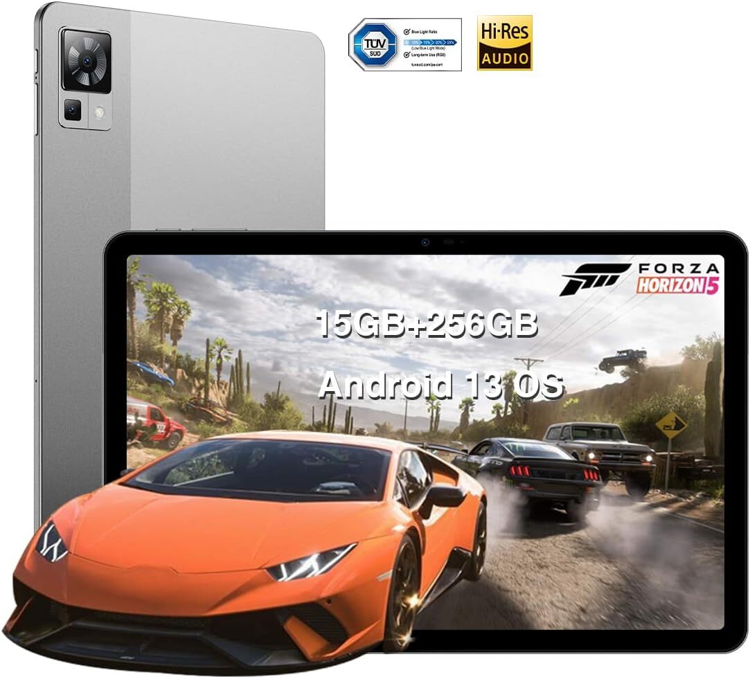 DOOGEE T30 Pro Tablet Android 13, 11 Zoll 2.5K Gaming Tablet 15GB+ 