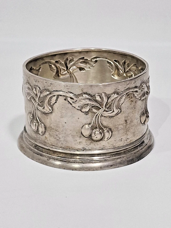Silver .800 Wine Bottle Coaster / Stand, Germany, late 19 century. Foto 4 de 4