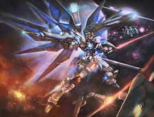 Anime gundam fan art digital artwork mobile suit seed Playmat Gaming Mat Desk