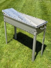 Large Heavy-duty STAINLESS Steel BBQ Grill / MANGAL 11 Ga (3mm)