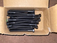38x4 Lag Screw38 X4 Black Outdoor Hex Head Lag Screws 38x4 Lag Screw38 X4 Black Outdoor Hex Head Lag Screws
