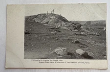c 1900s CT Postcard Willimantic Connecticut Camp Meeting Ground Sunset Rock