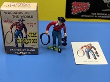 Marx Toys Warriors of the World Cowboy Jim Ralston Figure, Card  Box