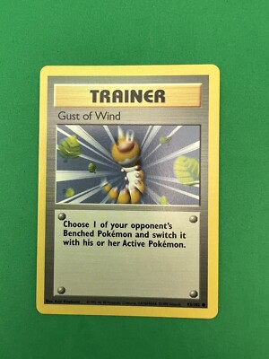trainer gust of wind pokemon card value POKEMON-TRAINER-GUST OF WIND-1995,96,98-93/102-GOOD USED CONDITION!