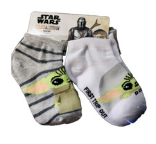 Star Wars Socks The Mandalorian "THE CHILD" BABY YODA Low Cut 2T-4T 6 Pack NWT