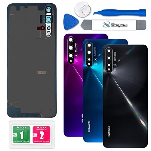 Eonpam Scocca Vetro Posteriore Sostituzione per Huawei Nova 5T Originale (B9l)