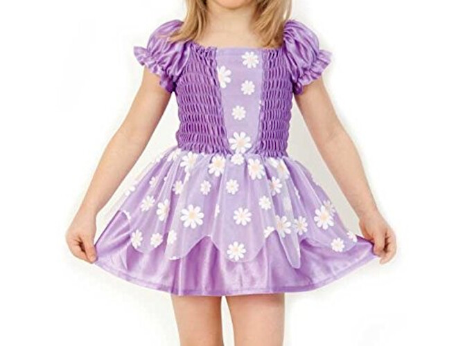 Kinder Kostüm Hexe Kleid Lila Halloween