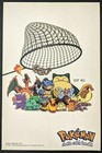 Pokemon Red Blue Print Ad Game Poster Art PROMO Original Snorlax Charizard GB