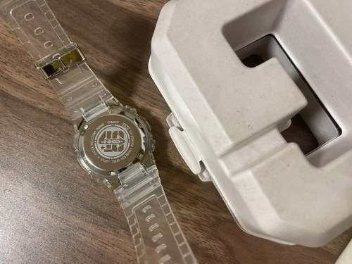 CASIO G-SHOCK DW-5040RX-7JR 40th Anniversary Clear Remix Watch Limited Used - Picture 6 of 6