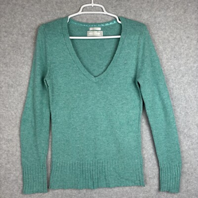 Old Navy Sweater Womens Size Medium Green Perfect Fit Long
