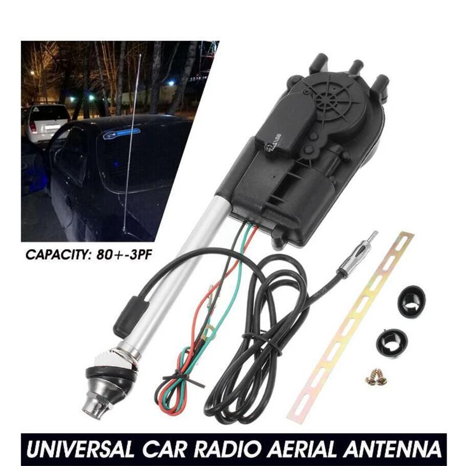 Auto Car 12V Power Am Fm Radio Signal Antenna Mast Replacement Power Aerial Kit - Image 2 of 4