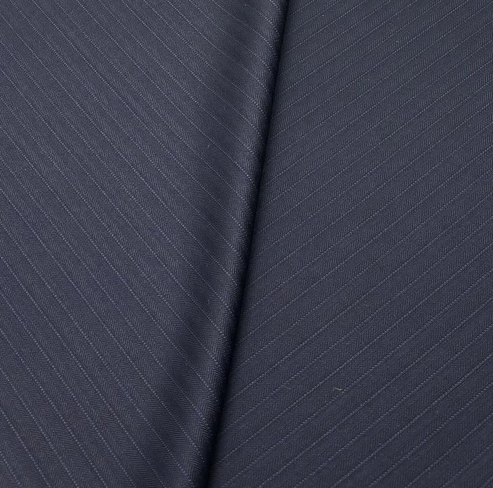 Blue Stripe Super 150s Wool Fabric Suiting Jackets Thobe Dishdash, 3.50m x 1.50m - Image 2 of 4