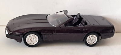 1992 Chevy Corvette Convertible AMT Ertl Promo Black Rose Metallic #6577 in Box