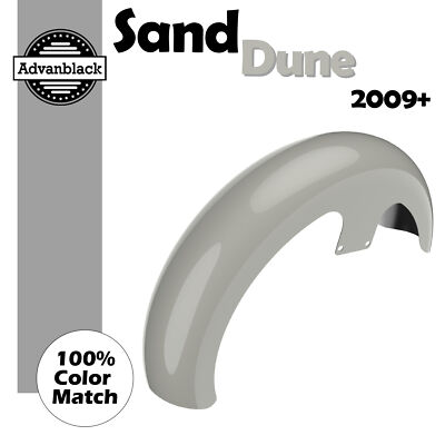 Sand Dune 21'' Reveal Wrapper Hugger Front Fender For 2009+ Harley Touring