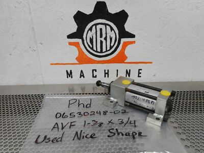 PHD 06530248-02 AVF 1-3/8 X 3/4 Pneumatic Cylinder Used With Warranty