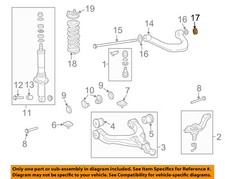 TOYOTA OEM 95-23 4Runner Suspension Components-Upper Cntrl Arm Nut 9008017208