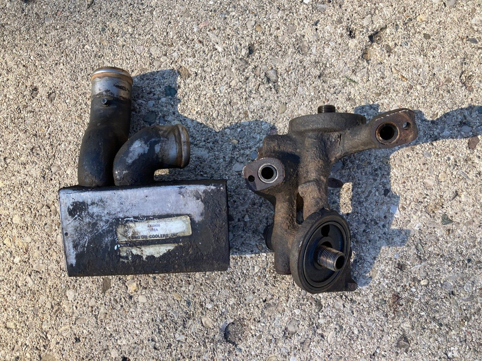 8897 OBS Ford Pickup Truck F250 F350 7.5 460 ENGINE OIL COOLER OEM eBay