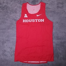 NIKE Pro Elite Running Singlet University Of Houston Mens XL Made In Usa Red