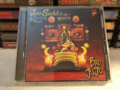 JIM SUHLER & MONKEY BEAT BAD JUJU TEXAS BLUES ROCK CD '01 LSR OG JOE BONAMASSA