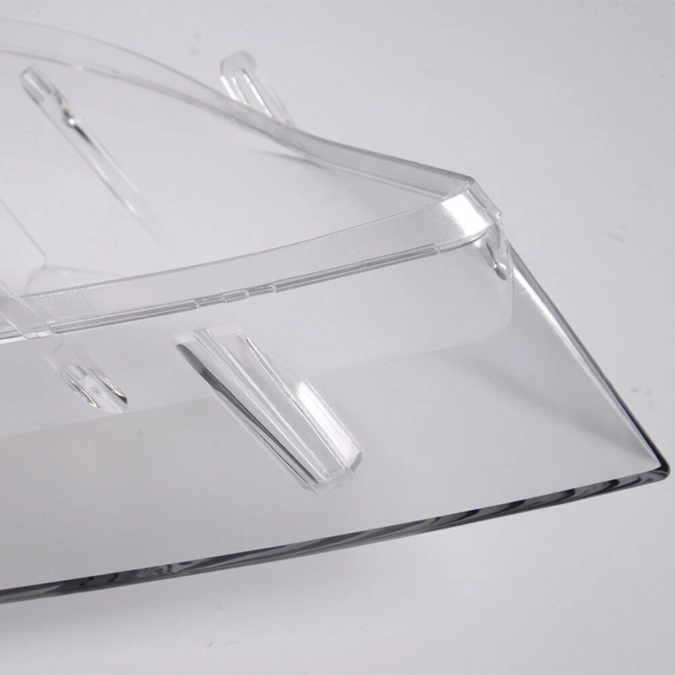 Par de cubiertas de lámpara de lente aptas para BMW X5 E70 2007-2012 pantalla de faros brillante Foto 4 de 4