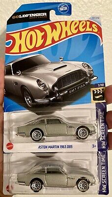 Hot Wheels Aston Martin 1963 DB5 Silver 78/365 HW Screen Hot Wheels Aston Martin 1963 DB5 Silver 78/365 HW Screen