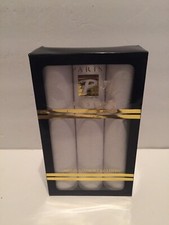 PARIS CLASSIC MEN'S 3 WHITE HANDKERCHIEFS