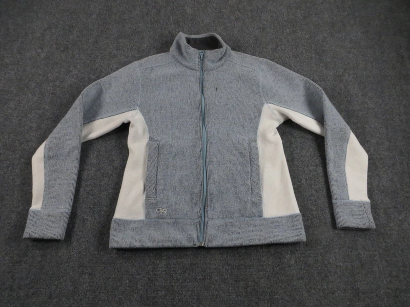 outdoor-research full zip pockets polyester wool jacket